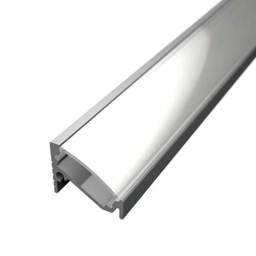 2 Meter SET LED Profil für Deckenmontage Ecke Schwarz, Weiß, Grau GL0206