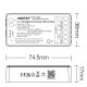 MiBoxer 2.4GHz IC LED Streifen Digital SPI WLAN Controller 5 in 1 DMX Empfänger SPIW5 MiBoxer 2.4GHz IC LED Streifen Digital SPI WLAN Controller 5 in 1 DMX Empfänger SPIW5