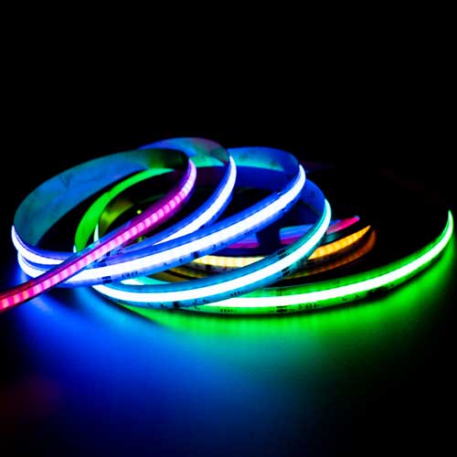 16W/m DIGITAL LED COB STREIFE 576 LEDs/m RGB 24V Programmierbar 1m GL4339L
