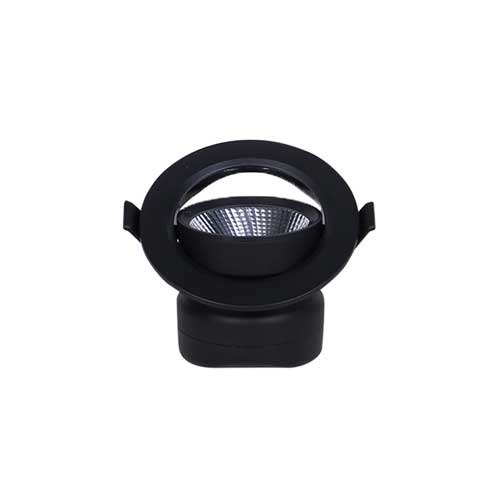 9W LED Einbau Strahler PREMIUM WAVE Schwenkbar Schwarz 3 LICHTFARBEN CCT GL2218 Led-Planet Shop Wien