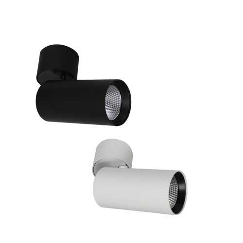 15W LED Fluter Aufbau Strahler Decken Leuchte 40° Weiß Schwarz 4000K