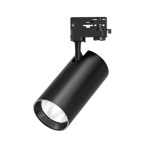 7W LED Schienen Fluter 3Phasen POLARIS 40° 2 Jahre Garantie Weiß Schwarz 4000K