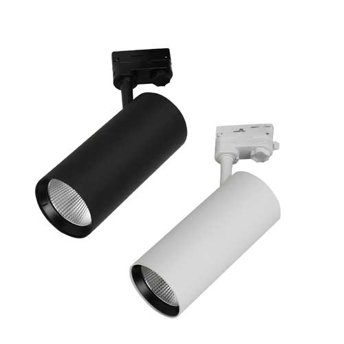 7W LED Schienen Fluter 3Phasen POLARIS 40° 2 Jahre Garantie Weiß Schwarz 4000K