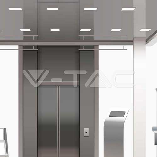 18W LED Panel 230V Backlit Quad Deckenleuchte Einbau Kalt- Neutral- Warmweiß Led-Planet Shop Wien
