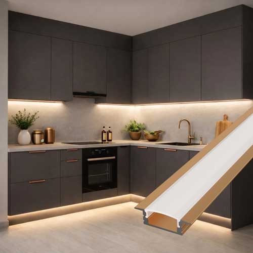 2 Meter SET Alu Profil MICRO EINBAU eloxiert Bronze, Dunkelgrau, Champagne UL3350G 2 Meter SET Alu Profil MICRO EINBAU eloxiert Bronze, Dunkelgrau, Champagne UL3350G