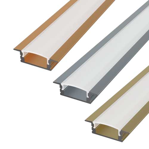 2 Meter SET Alu Profil MICRO EINBAU eloxiert Bronze, Dunkelgrau, Champagne UL3350G 2 Meter SET Alu Profil MICRO EINBAU eloxiert Bronze, Dunkelgrau, Champagne UL3350G