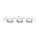 9W LED DESIGN SPIEGELLEUCHTE FÜR BADEZIMMER KRISTALL TAGESLICHT VL4324 Led-Planet Shop Wien