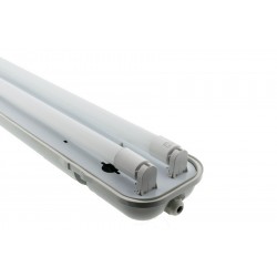 9W T8 LED LEUCHTKÖRPER SET Wannenleuchte Feuchtraum Beleuchtung 60 cm 1 Röhre IP65 Kaltweiß oder Neutralweiß 65118