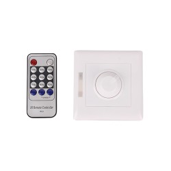 Wand Lichtschalter Dimmer 1Weg Fernbedienung Weiß GL6212