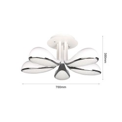 60W LED Deckenleuchte CCT Premium Design Alle Tageslichtfarben GL6432