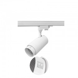 40W LED Schienen Fluter 3Phasen VARIO PRO 24° 3 Jahre Garantie Weiß Warmweiß GL5126