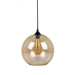 Hänge Leuchte Modern Glas Amber Ф300mm E27 Birnen UL3866