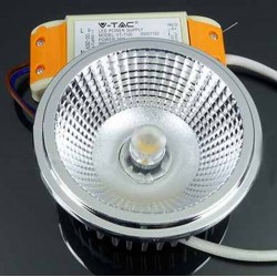 20W AR111 LED Spot 230V DC 20° Kalt-, Neutral-, Warmweiß UL1245/UL1244/UL1243