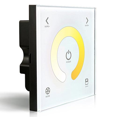DUAL LED CCT Controller Touch Panel PREMIUM PRO SERIE für DUAL CCT LED Streifen PRO 5 Jahre Garantie GL2402CCT Led-Planet Shop Wien